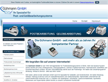 Tablet Screenshot of guehmann.de